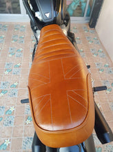 Load image into Gallery viewer, KB-TASUS - Triumph Bonneville Air-Cooled Scrambler Union Jack Seat