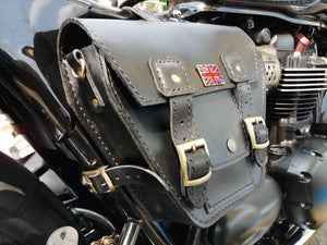 KB-TSUJB - Triumph Bonneville Side Bag w/ Union Jack Pin