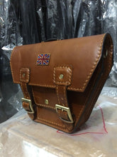Load image into Gallery viewer, KB-TSUJB - Triumph Bonneville Side Bag w/ Union Jack Pin